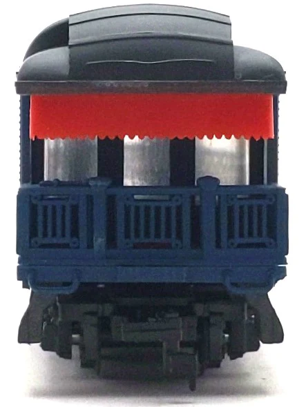 AHM 6202-BC HO C.N.J The Blue Comet "De Vico" 1920 Observation Car EX/Box - Image 3