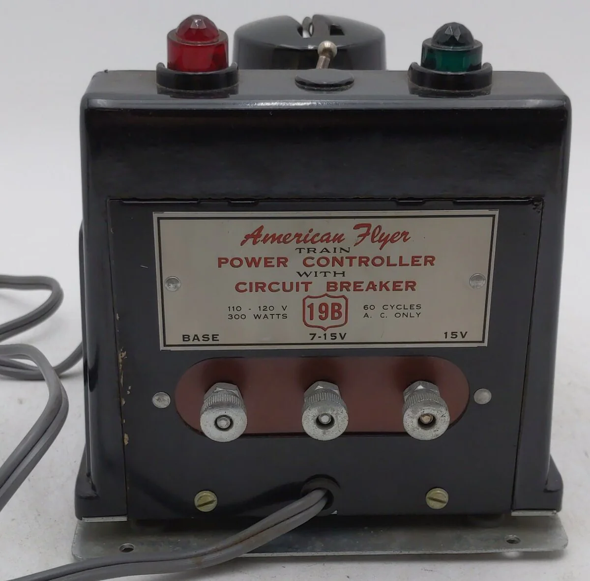 American Flyer 19B Vintage S 300 Watt Train Transformer 110V VG/Box - Image 4