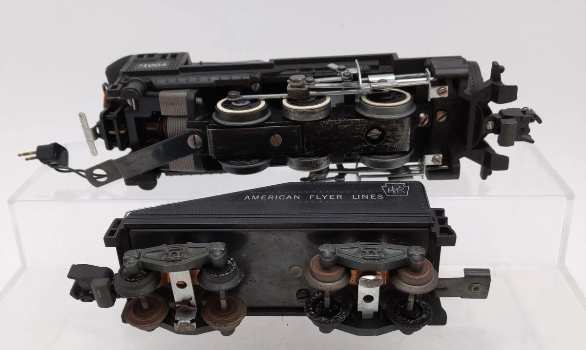 American Flyer 21004 Vintage S 0-6-0 Steam Switcher & Tender VG - Image 3