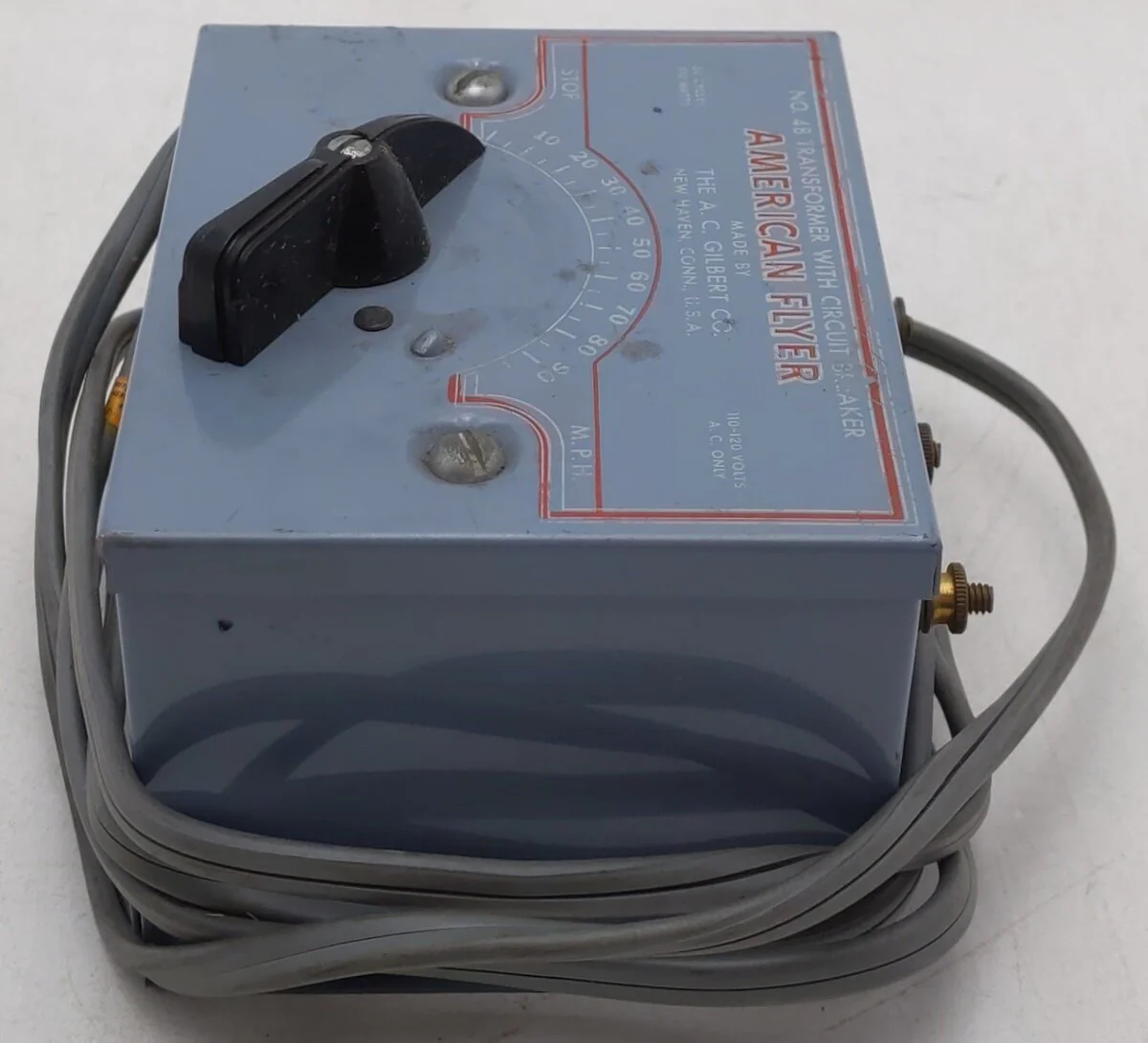 American Flyer 4B Vintage S 100 Watt Transformer EX/Box - Image 3