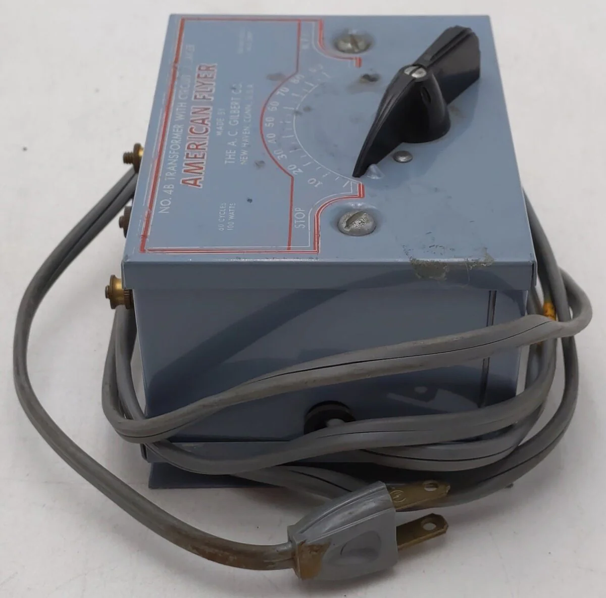 American Flyer 4B Vintage S 100 Watt Transformer EX/Box - Image 5