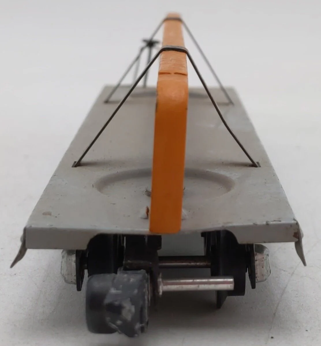 American Flyer 609 Vintage S Tinplate Flat With Girder Load VG - Image 4