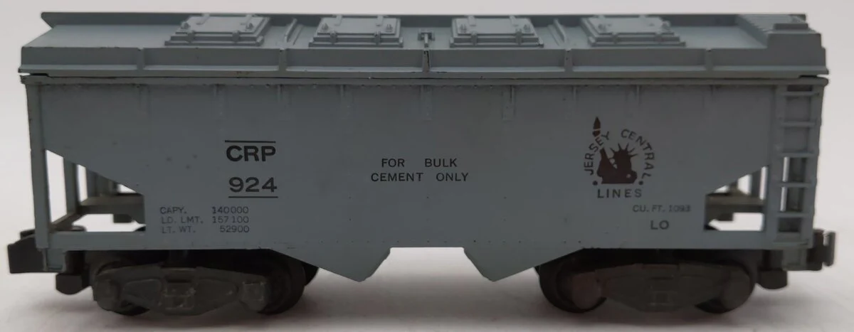 American Flyer 924 Vintage S Jersey Central Covered Hopper VG/Box - Image 3