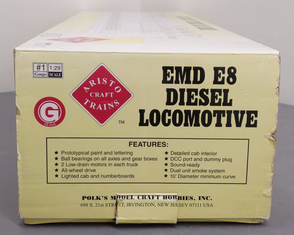 Aristo-Craft 23609 G Santa Fe EMD E-8 Diesel Locomotive #81 EX/Box - Image 10