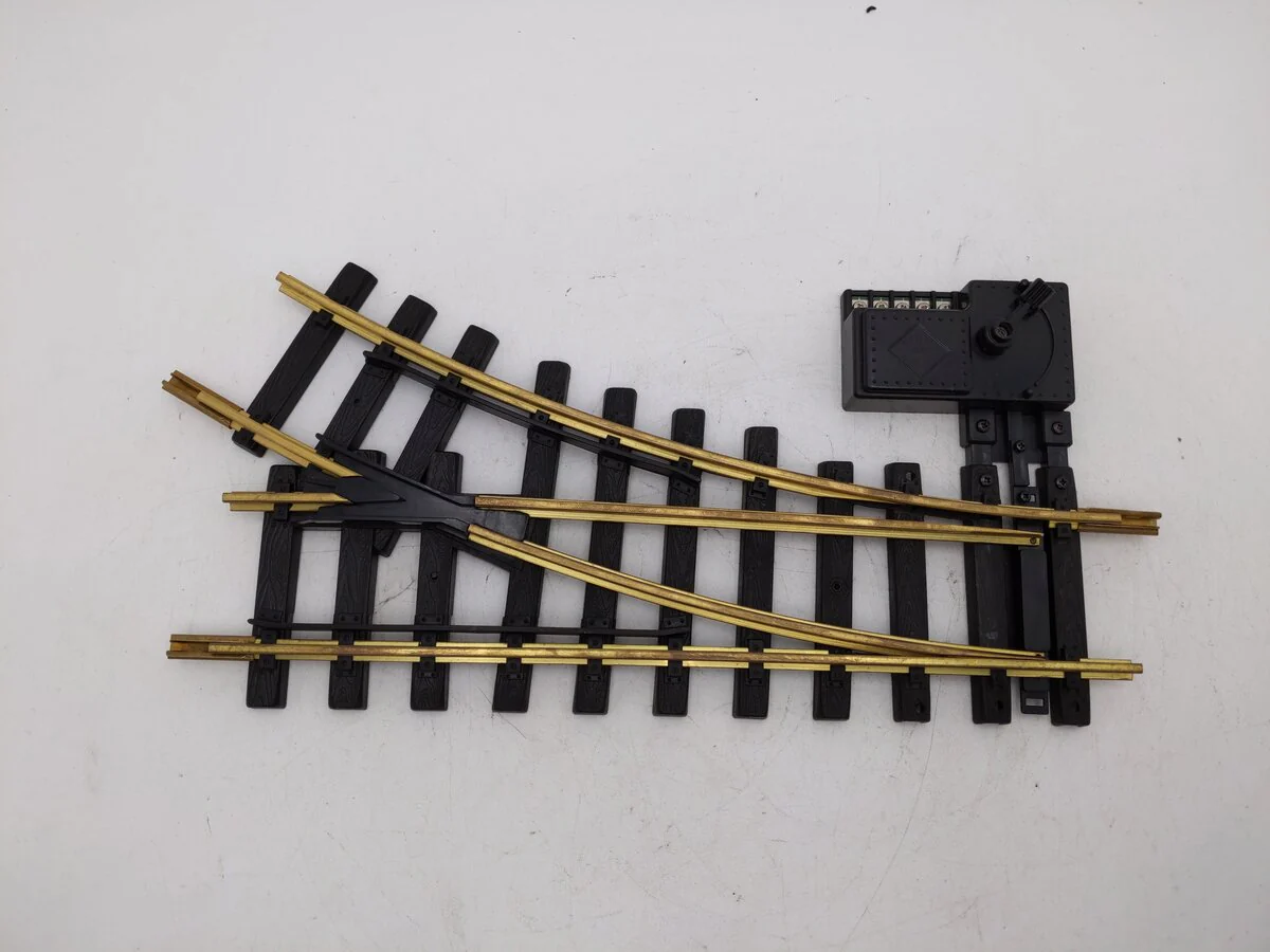 Aristo-Craft 30310 G Brass Right Hand Remote Switch Turnout EX/Box - Image 5