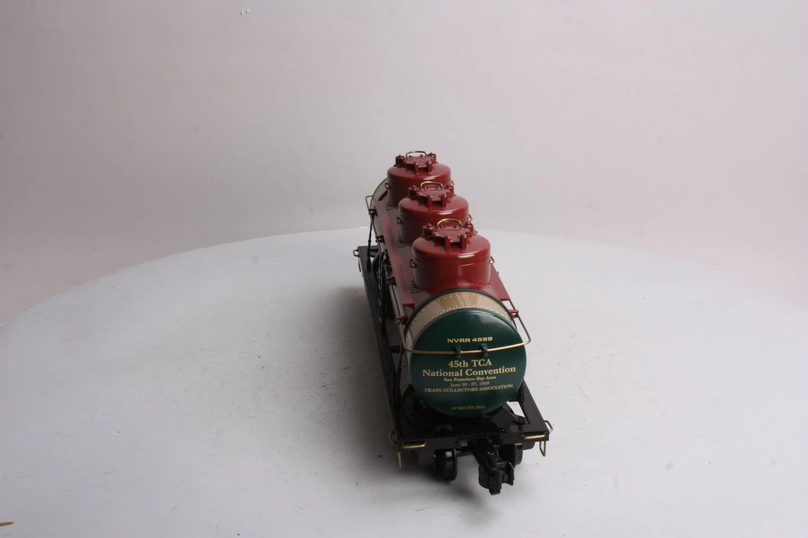 Aristo-Craft 41698 G Scale Napa Valley TCA 1999 Triple Dome Tank Car EX/Box - Image 3