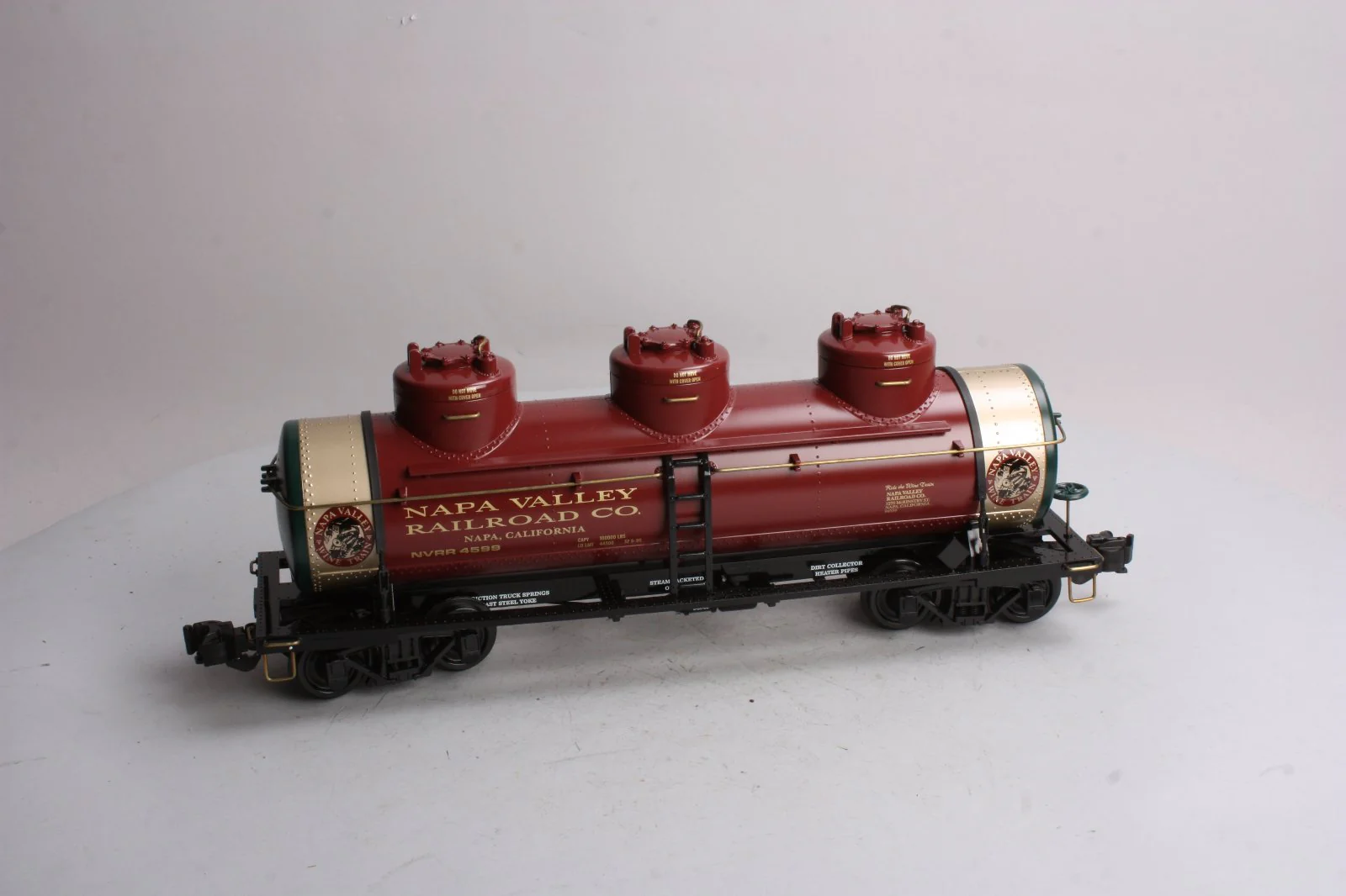 Aristo-Craft 41698 G Scale Napa Valley TCA 1999 Triple Dome Tank Car EX/Box - Image 5