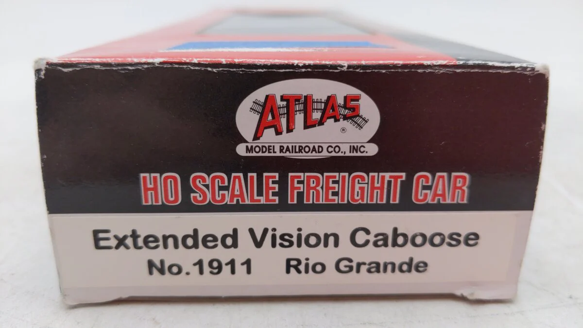 Atlas 1911 HO Scale Rio Grande Extended Vision Caboose #01500 LN/Box - Image 5