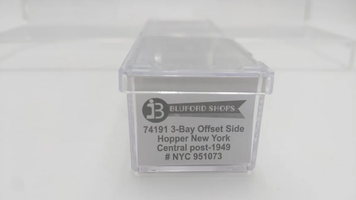 Bluford Shops 74191 N New York Central 70 Ton 3-Bay Offset Side Hopper #951073 LN/Box - Image 7