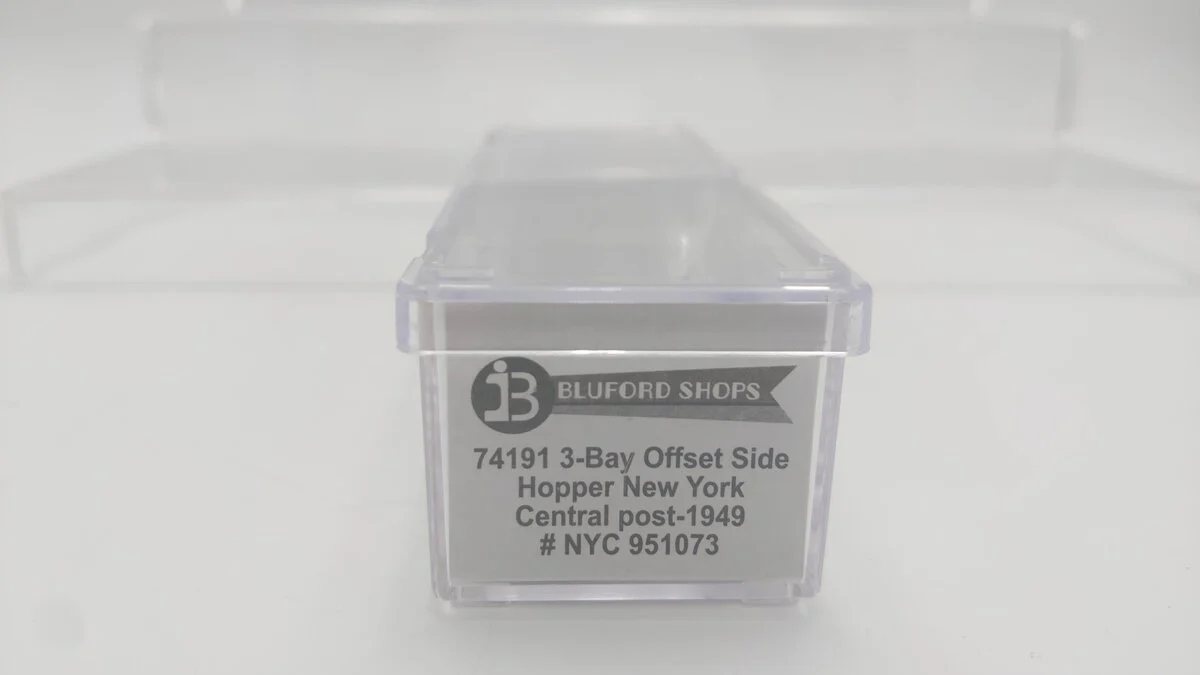 Bluford Shops 74191 N New York Central 70 Ton 3-Bay Offset Side Hopper #951073 LN/Box - Image 8