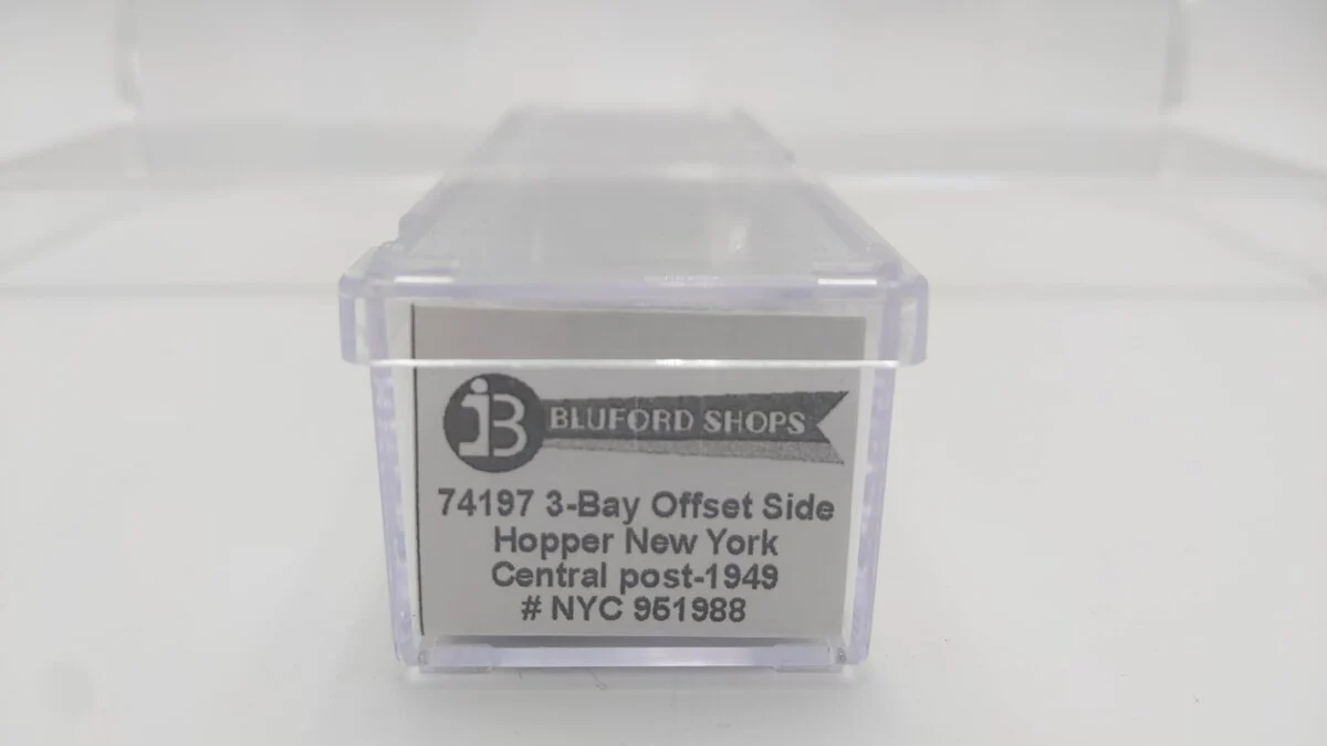 Bluford Shops 74197 N New York Central 70 Ton 3-Bay Offset Side Hopper #951988 LN/Box - Image 8