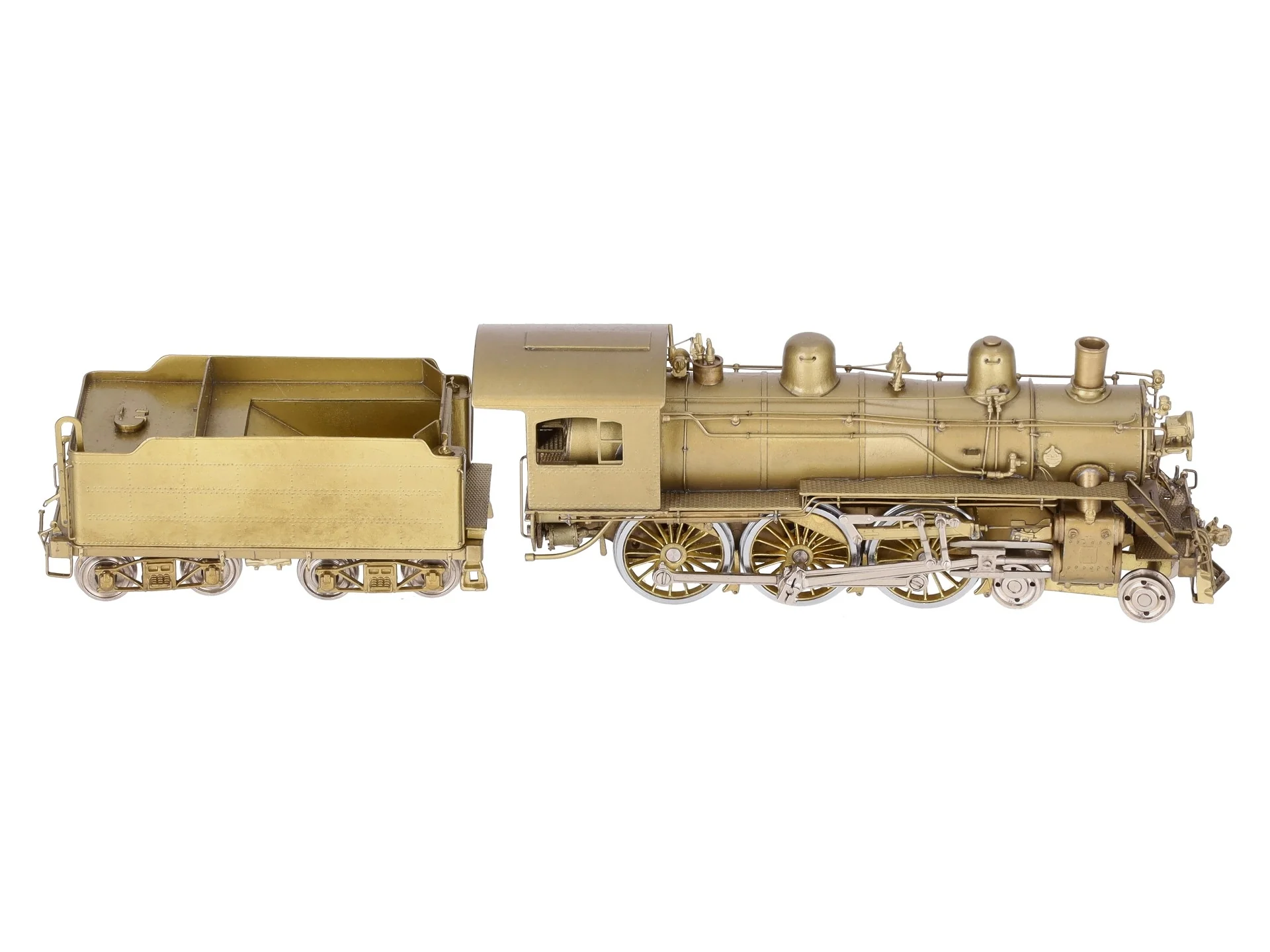 Empire-Midland DL-107 BRASS HO New Haven 800 Class 4-6-0 Steam Engine & Tender EX/Box - Image 11