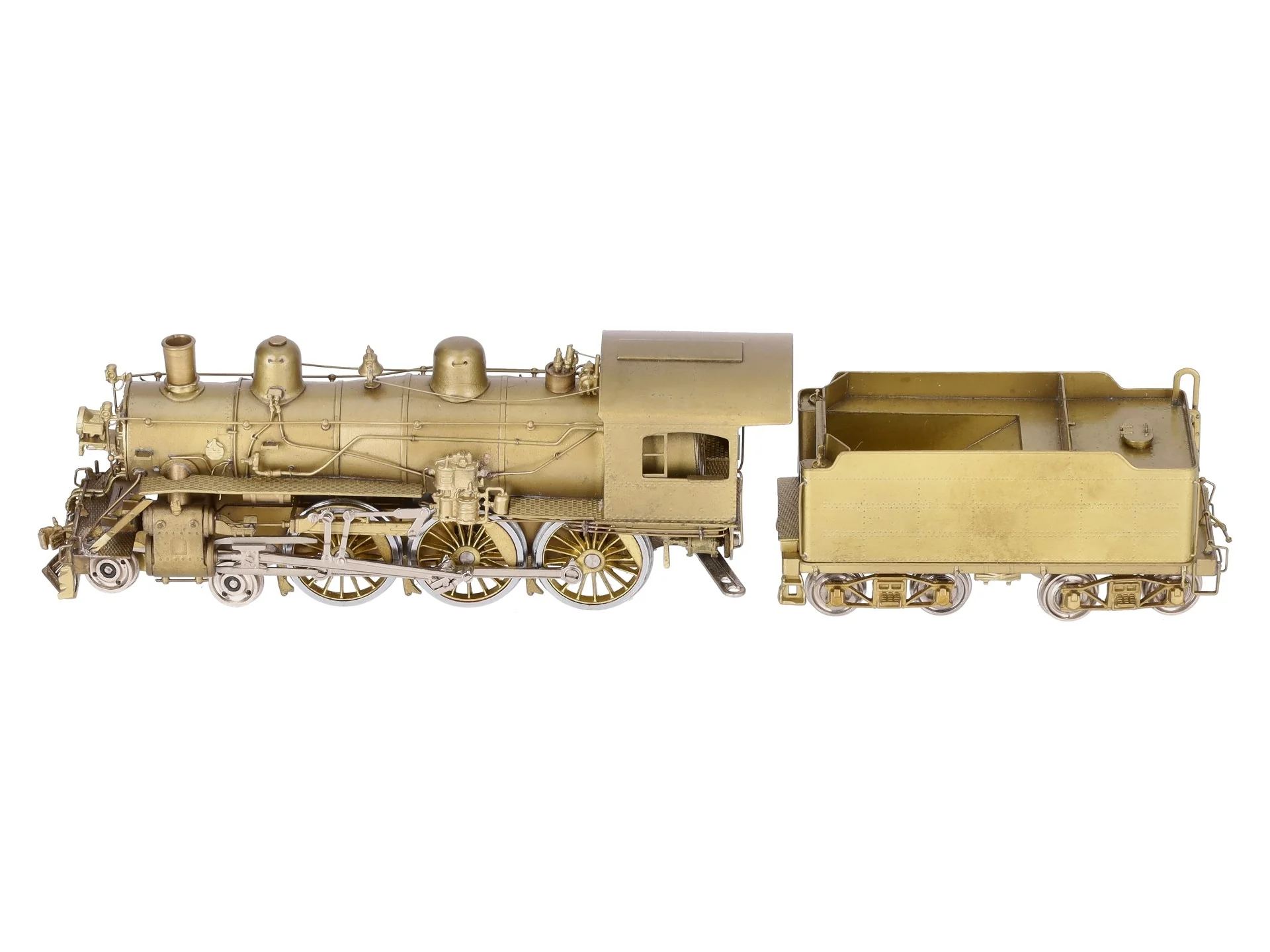 Empire-Midland DL-107 BRASS HO New Haven 800 Class 4-6-0 Steam Engine & Tender EX/Box - Image 7