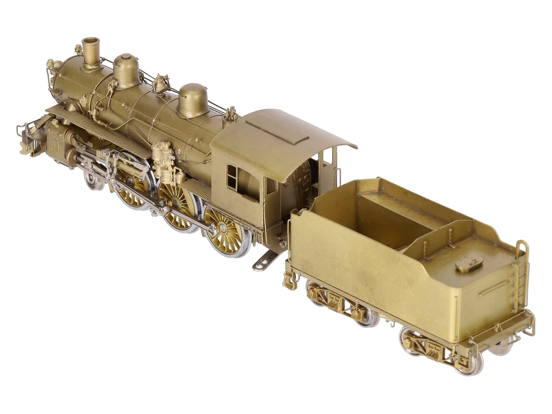 Empire-Midland DL-107 BRASS HO New Haven 800 Class 4-6-0 Steam Engine & Tender EX/Box - Image 8