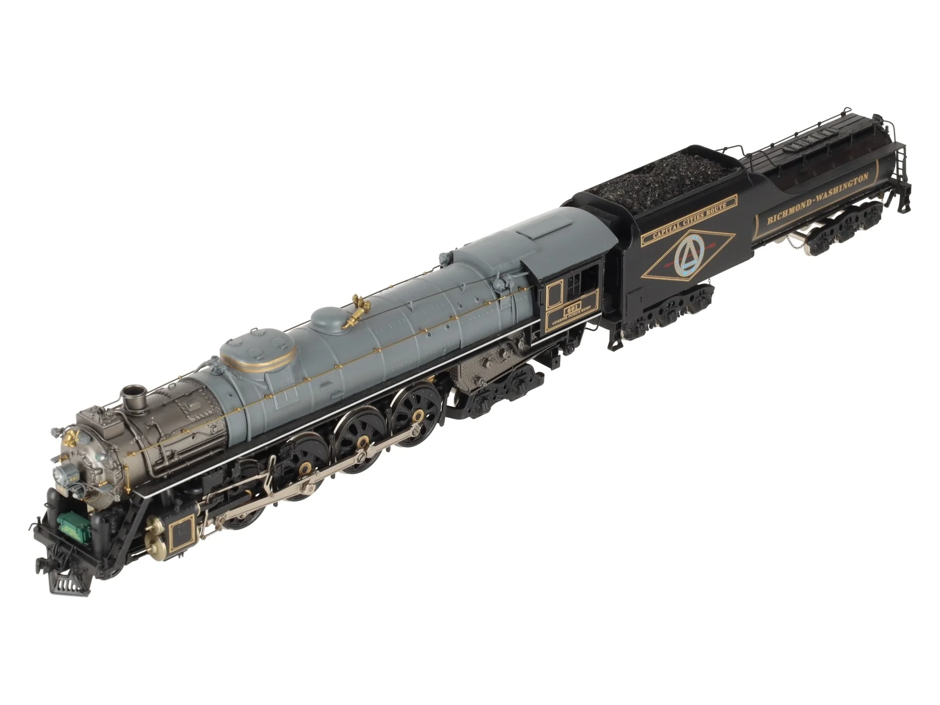 Fujiyama HO Scale RFP BRASS 4-8-4 Steam Locomotive & Tender #601 EX/Box - Image 3
