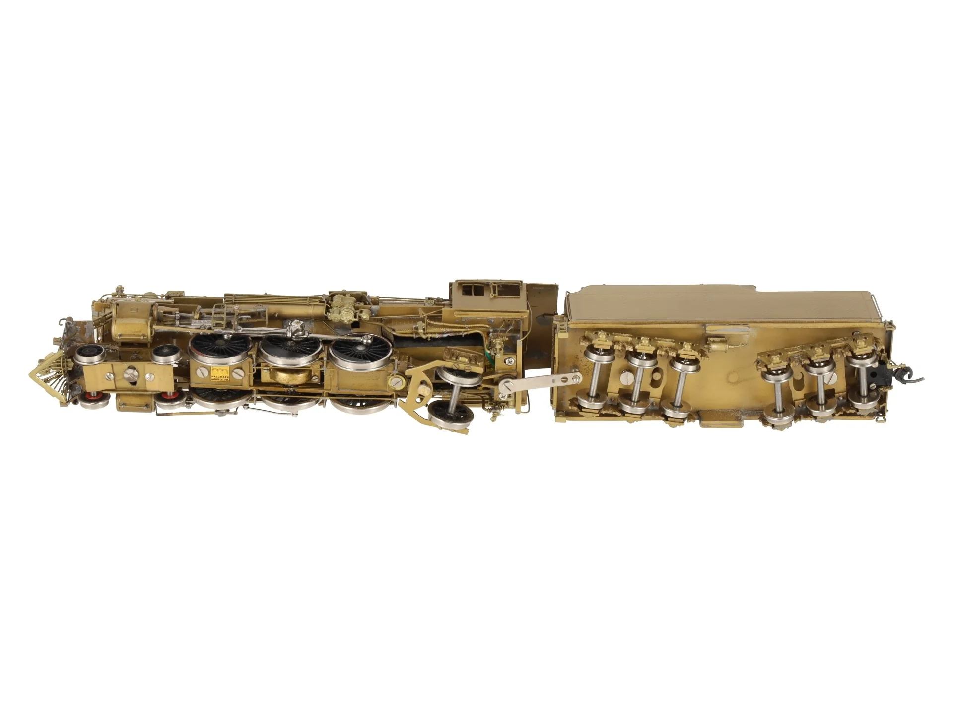 Hallmark Models 1369/1376 HO ATSF 4-6-2 Steam Locomotive & Tender -Unpainted EX/Box - Image 6