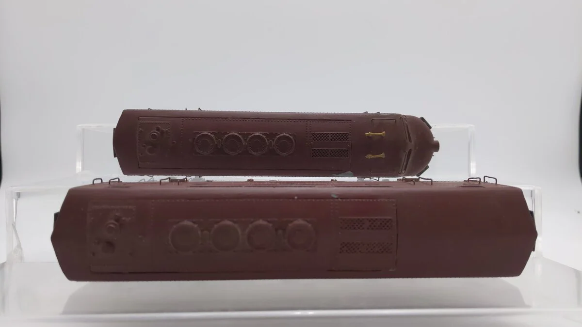 HO Scale Pennsylvania Diecast/Brass A/B Diesel Locomotive Set #2501,4173 - Image 4