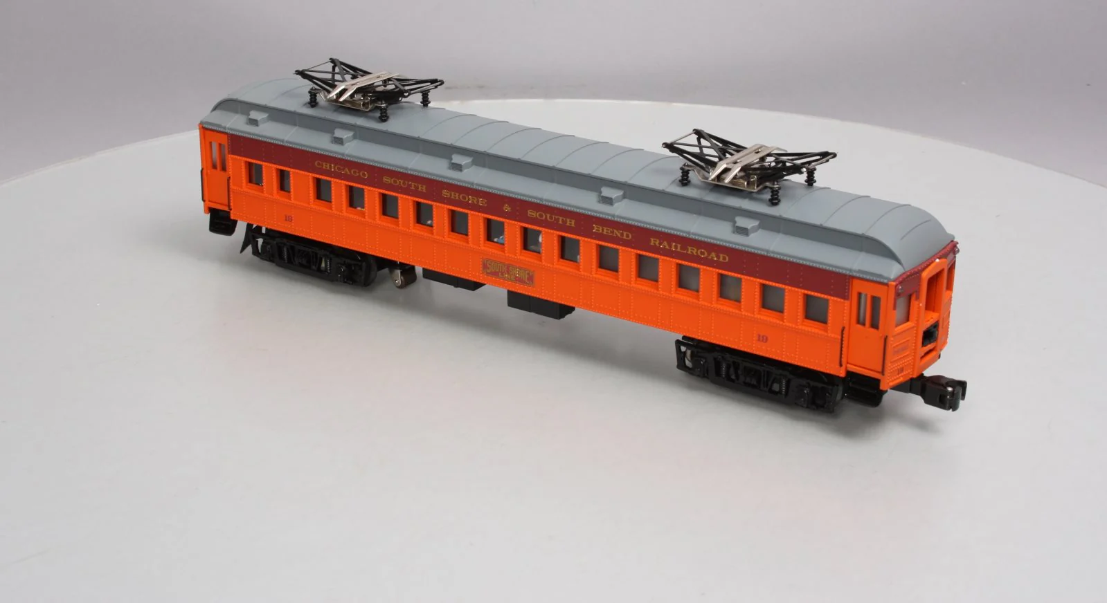 K-Line K2799-0001 O CSS&SB 15" Heavyweight Powered Interurban Car #19 EX/Box - Image 7