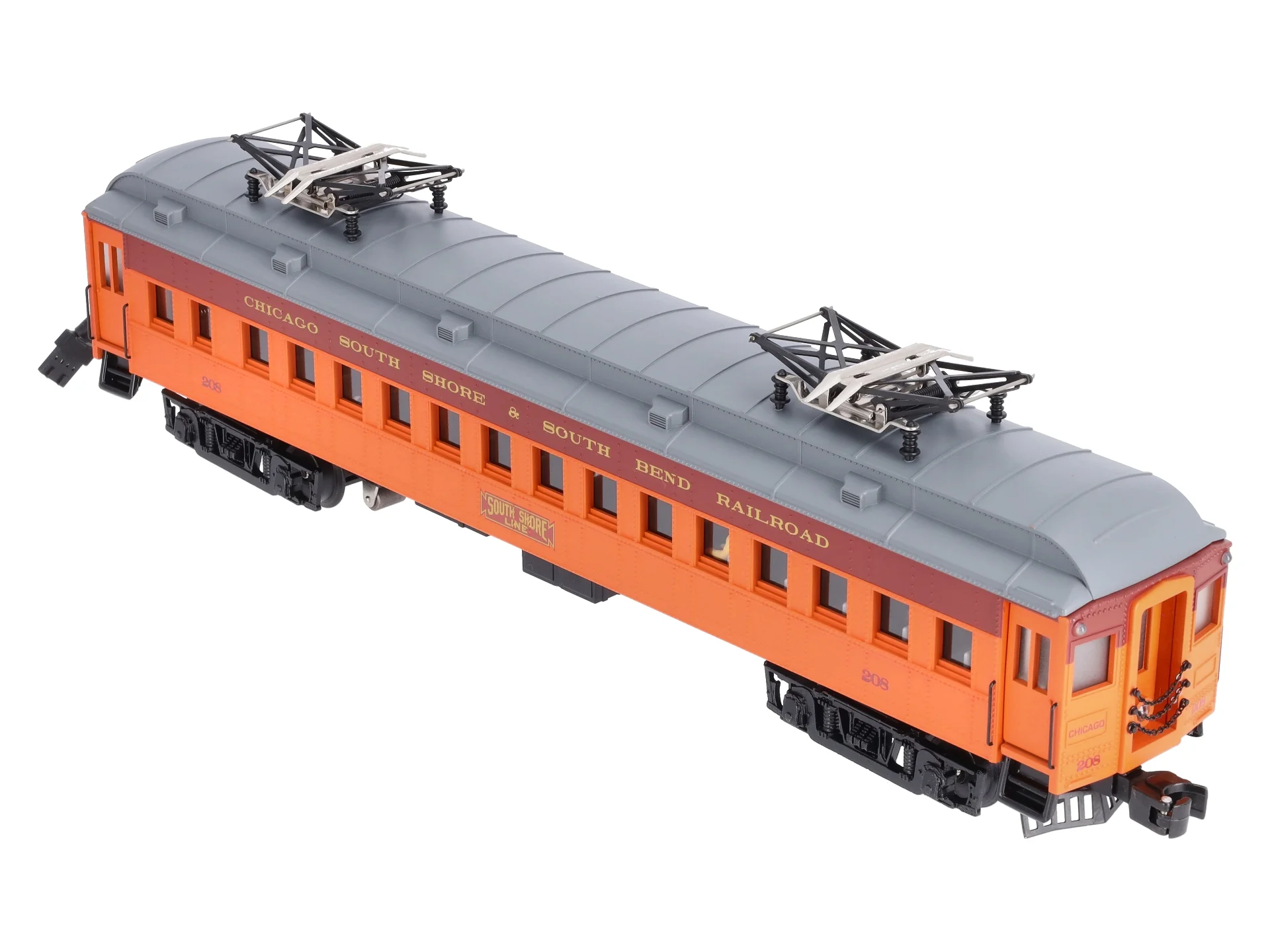 K-Line K2799-0002 O CSS&SB 15" Heavyweight Non-Powered Interurban Cars #208 EX/Box - Image 6