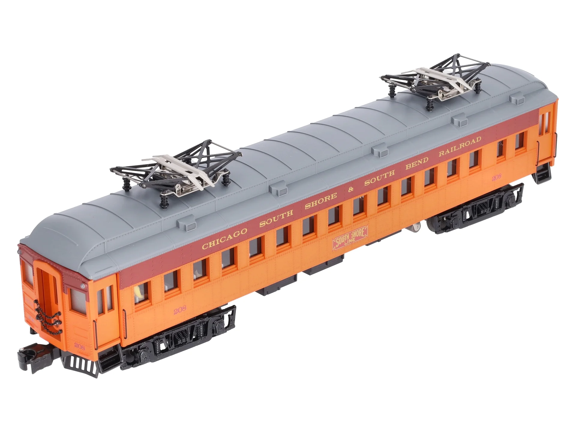 K-Line K2799-0002 O CSS&SB 15" Heavyweight Non-Powered Interurban Cars #208 EX/Box - Image 8