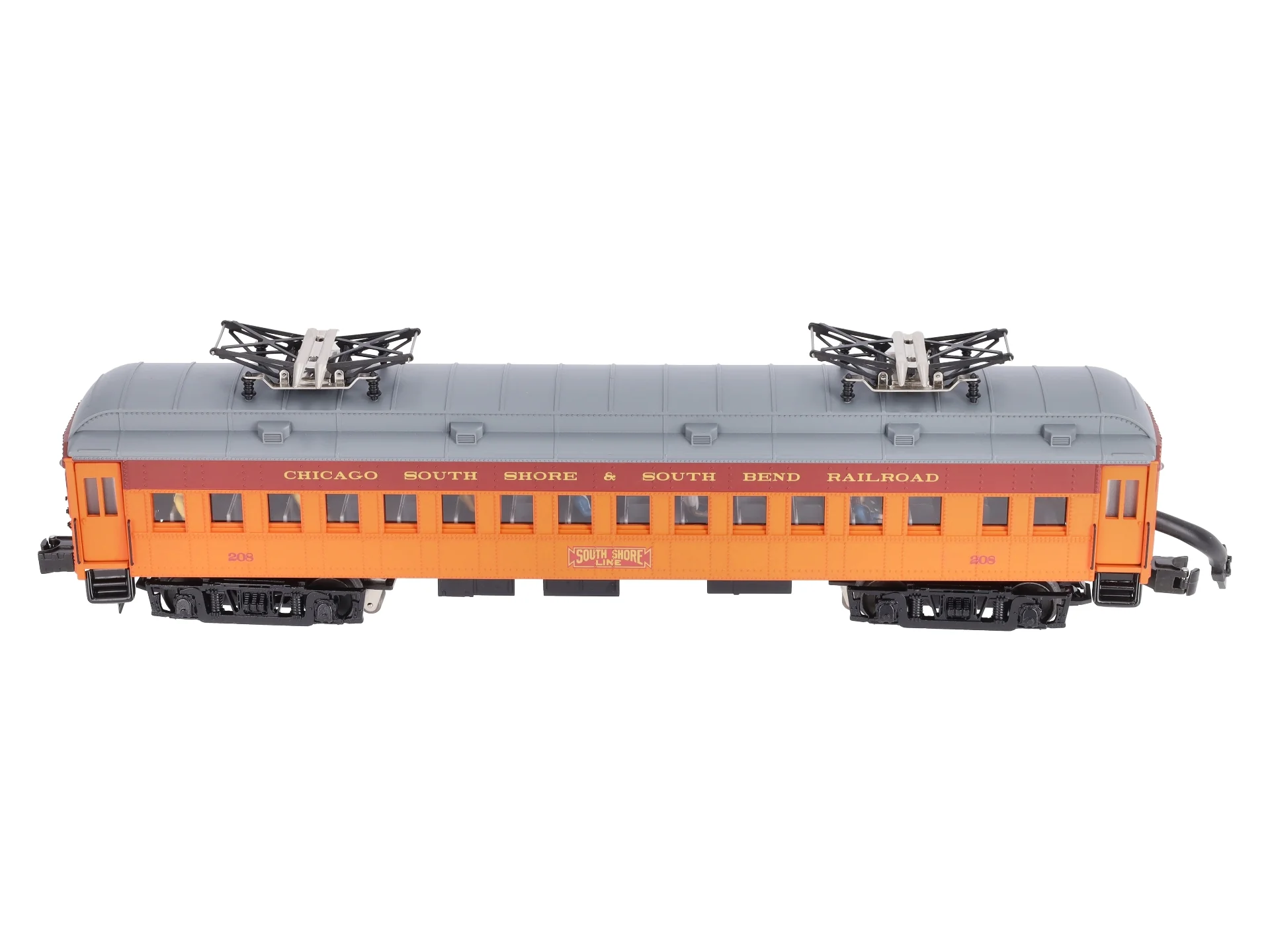 K-Line K2799-0002 O CSS&SB 15" Heavyweight Non-Powered Interurban Cars #208 EX/Box - Image 9