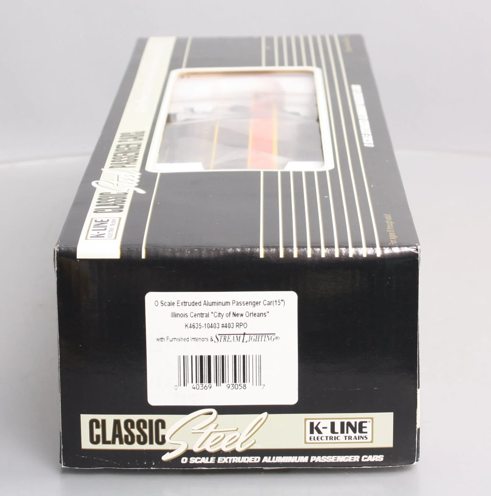 K-Line K4635-10403 O Gauge Illinois Central RPO Aluminum Car #403 LN/Box - Image 12