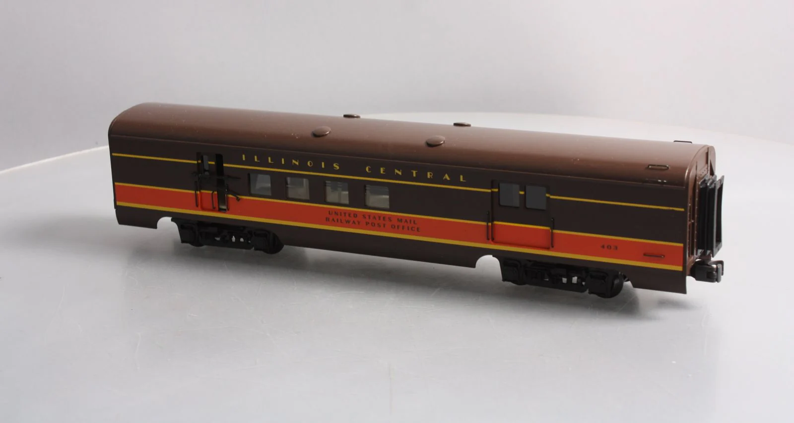K-Line K4635-10403 O Gauge Illinois Central RPO Aluminum Car #403 LN/Box - Image 3