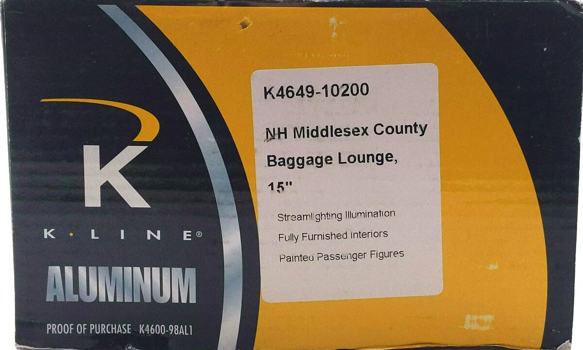 K-Line k4649-10200 O New Haven Middlesex County Baggage Lounge EX/Box - Image 8