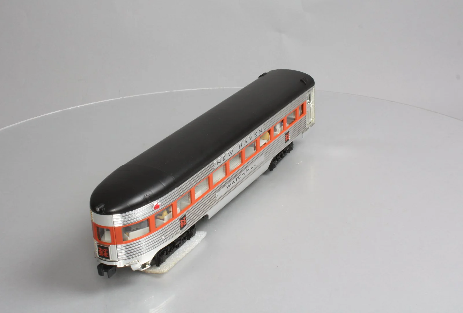 K-Line K4649-10475 O New Haven "Watch Hill" 15" Aluminum Observation Car LN/Box - Image 4