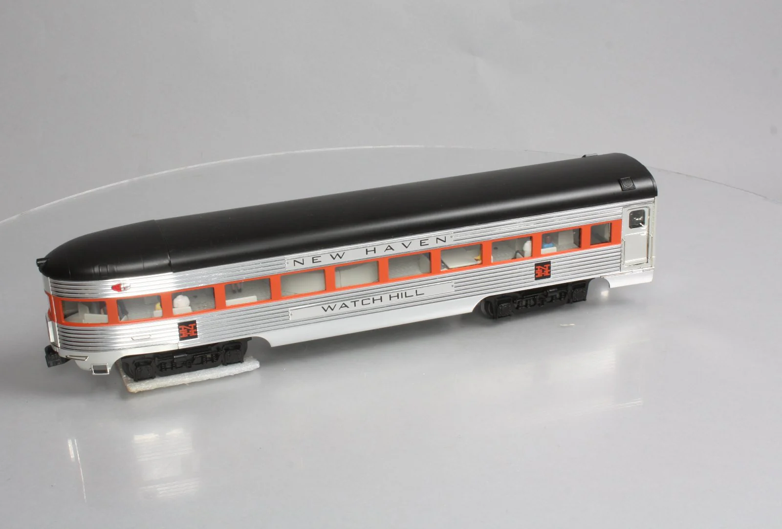 K-Line K4649-10475 O New Haven "Watch Hill" 15" Aluminum Observation Car LN/Box - Image 5