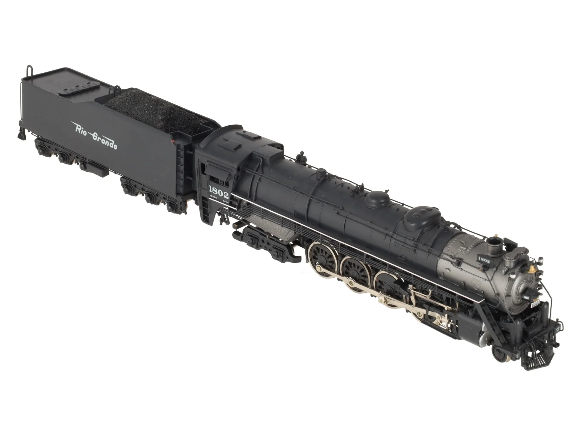 Key Imports HO Scale Rio Grande BRASS 4-8-4 M-68 Steam Loco & Tender #1802 EX/Box - Image 3