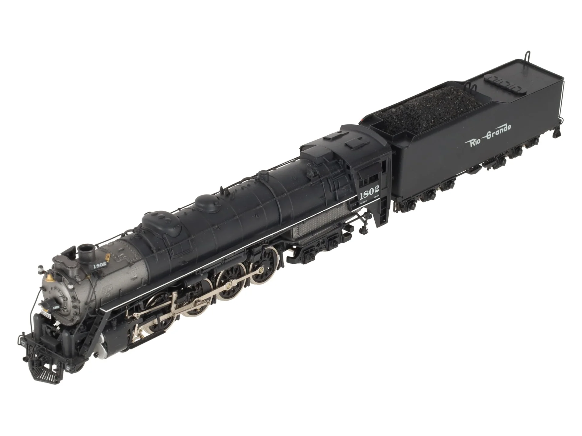 Key Imports HO Scale Rio Grande BRASS 4-8-4 M-68 Steam Loco & Tender #1802 EX/Box - Image 5