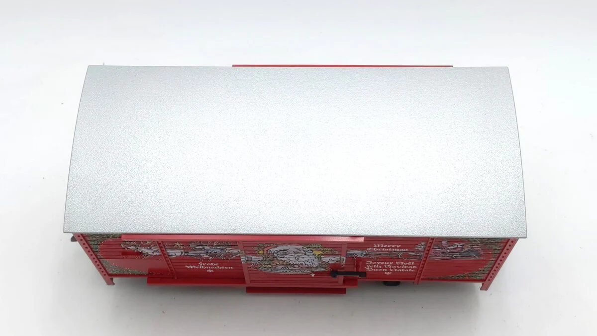 LGB 4335-S G Scale Christmas Boxcar with Sound EX/Box - Image 5