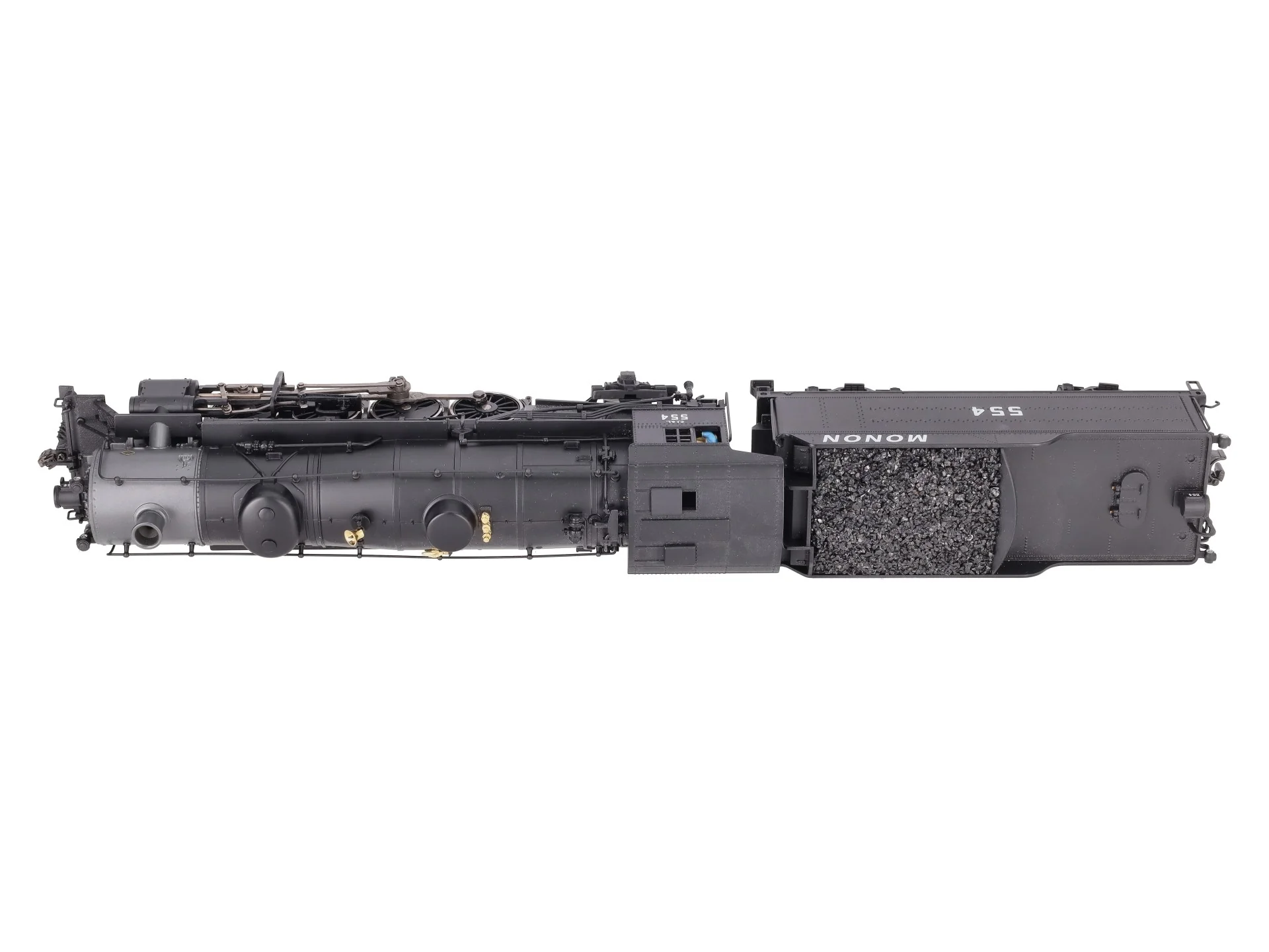 Lionel 2131350 O Gauge Monon LEGACY USRA Lt 2-8-2 Steam Locomotive & Tender #554 EX/Box - Image 10