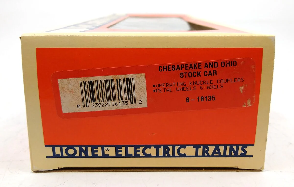 Lionel 6-16135 O Chesapeake & Ohio Stock Car #16135 LN/Box - Image 4
