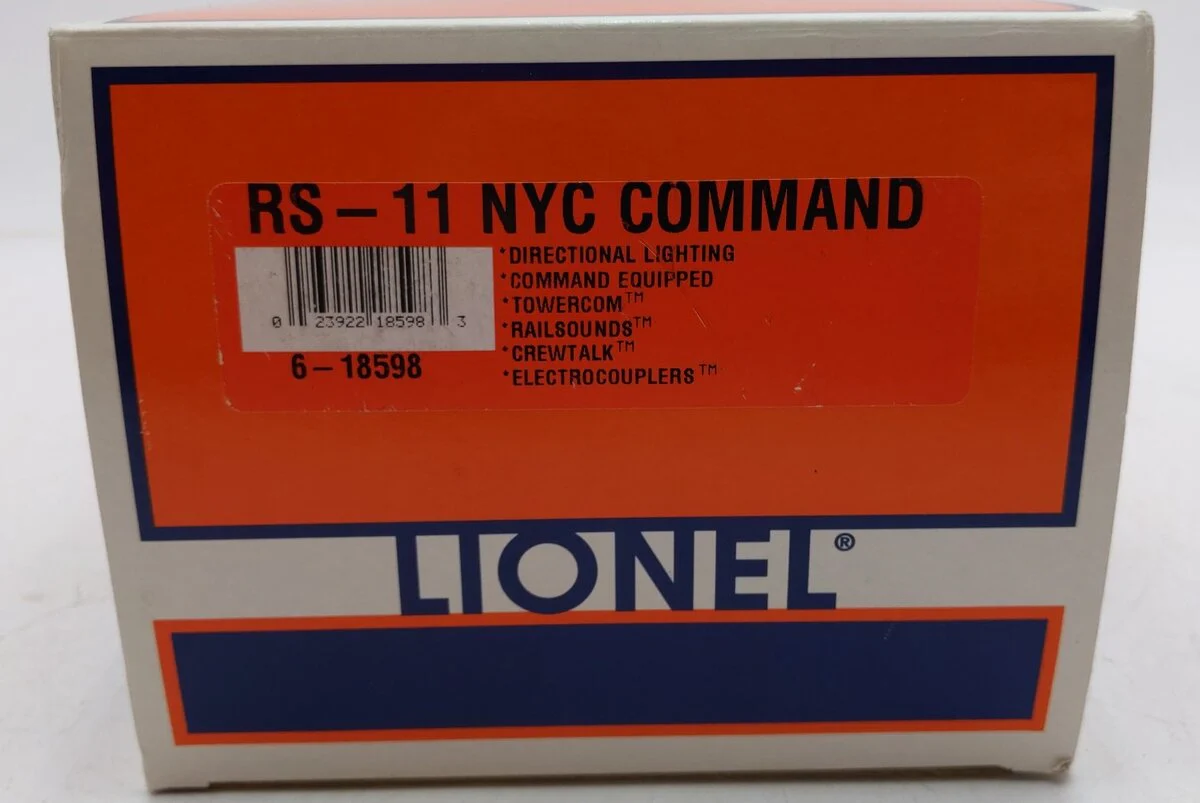 Lionel 6-18598 O Gauge New York Central RS-11 Diesel Locomotive w/TMCC #8010 EX/Box - Image 5
