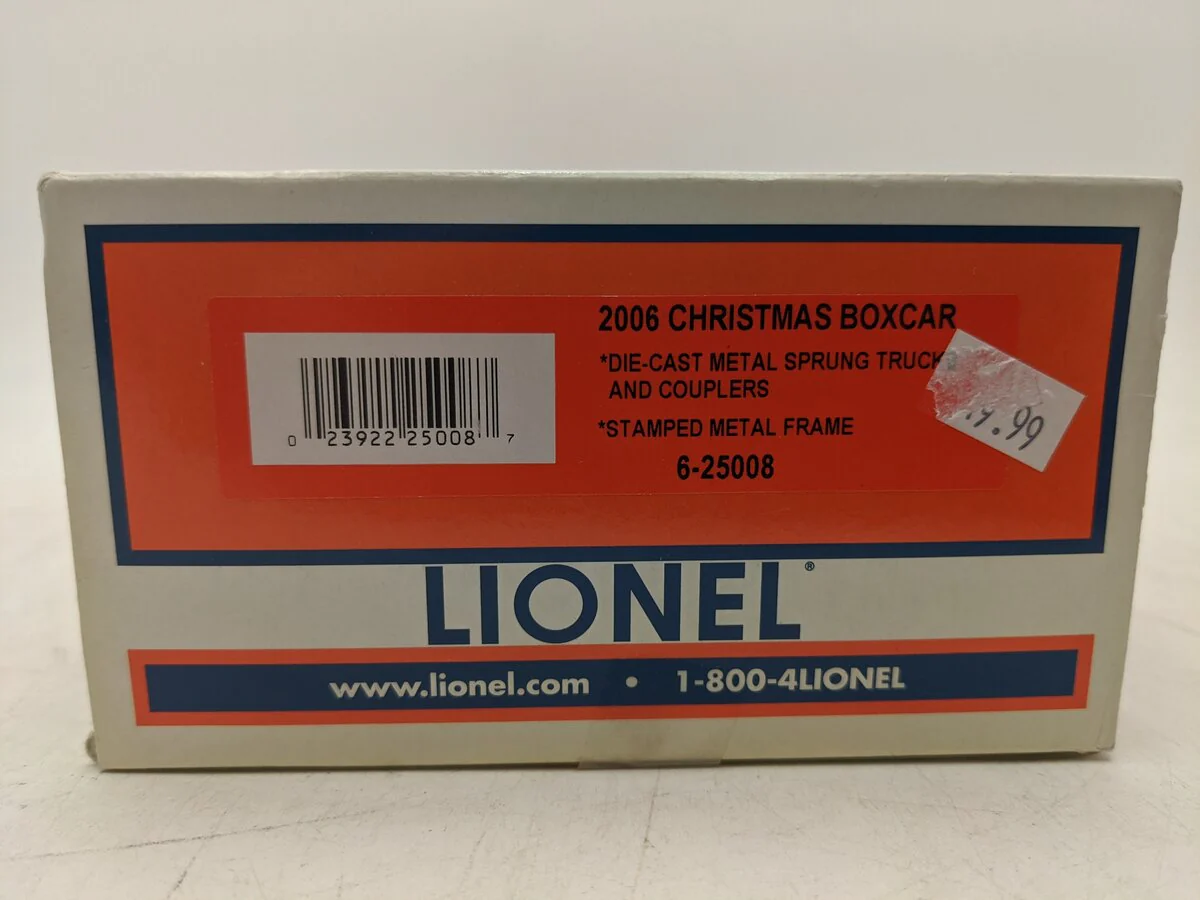 Lionel 6-25008 O Gauge 2006 Christmas Boxcar EX/Box - Image 5