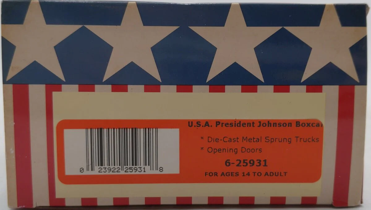 Lionel 6-25931 O USA President Andrew Johnson Boxcar LN/Box - Image 7