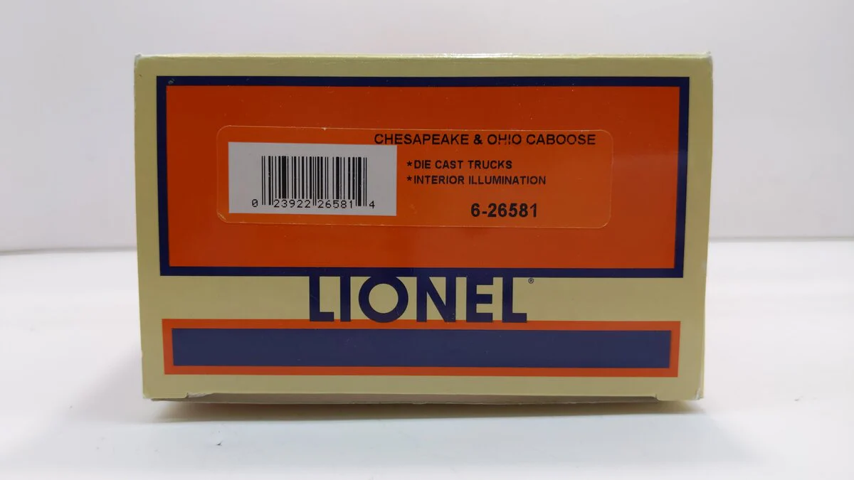 Lionel 6-26581 Chesapeake & Ohio Caboose #C-1831 LN/Box - Image 7