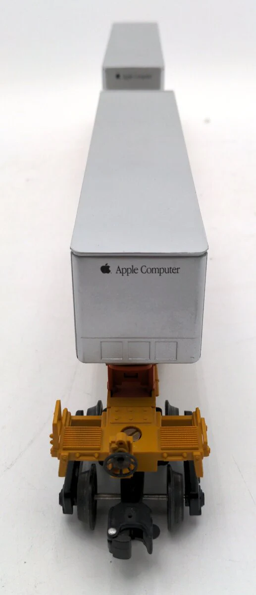 Lionel 6-26908 O Gauge T.T.U.X. Flatcars w/Apple Computer Trailers LN/Box - Image 6