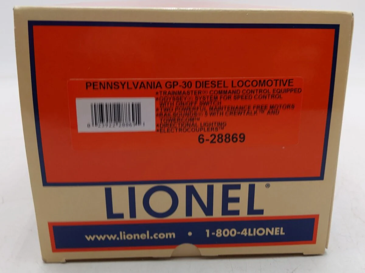 Lionel 6-28869 Pennsylvania GP30 Diesel Locomotive w/TMCC #2204 LN/Box - Image 5