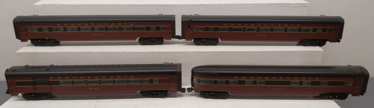 Lionel 6-29105 O Gauge Pennsylvania Railroad 4-Car Trailblazer Passenger Car Set EX/Box - Image 4