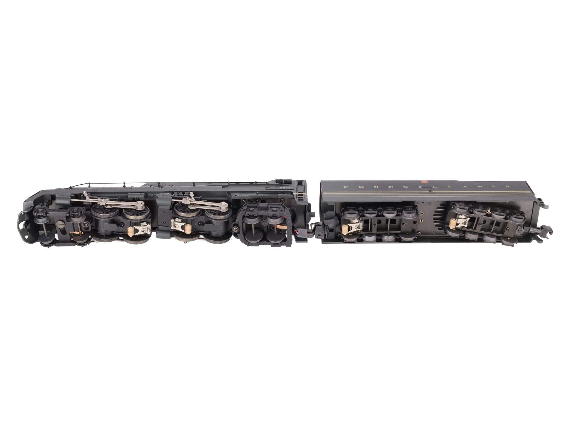 Lionel 6-38020 O Lionmaster PRR T-1 Duplex 4-4-4-4 Steam Loco & Tender #5514 EX/Box - Image 5