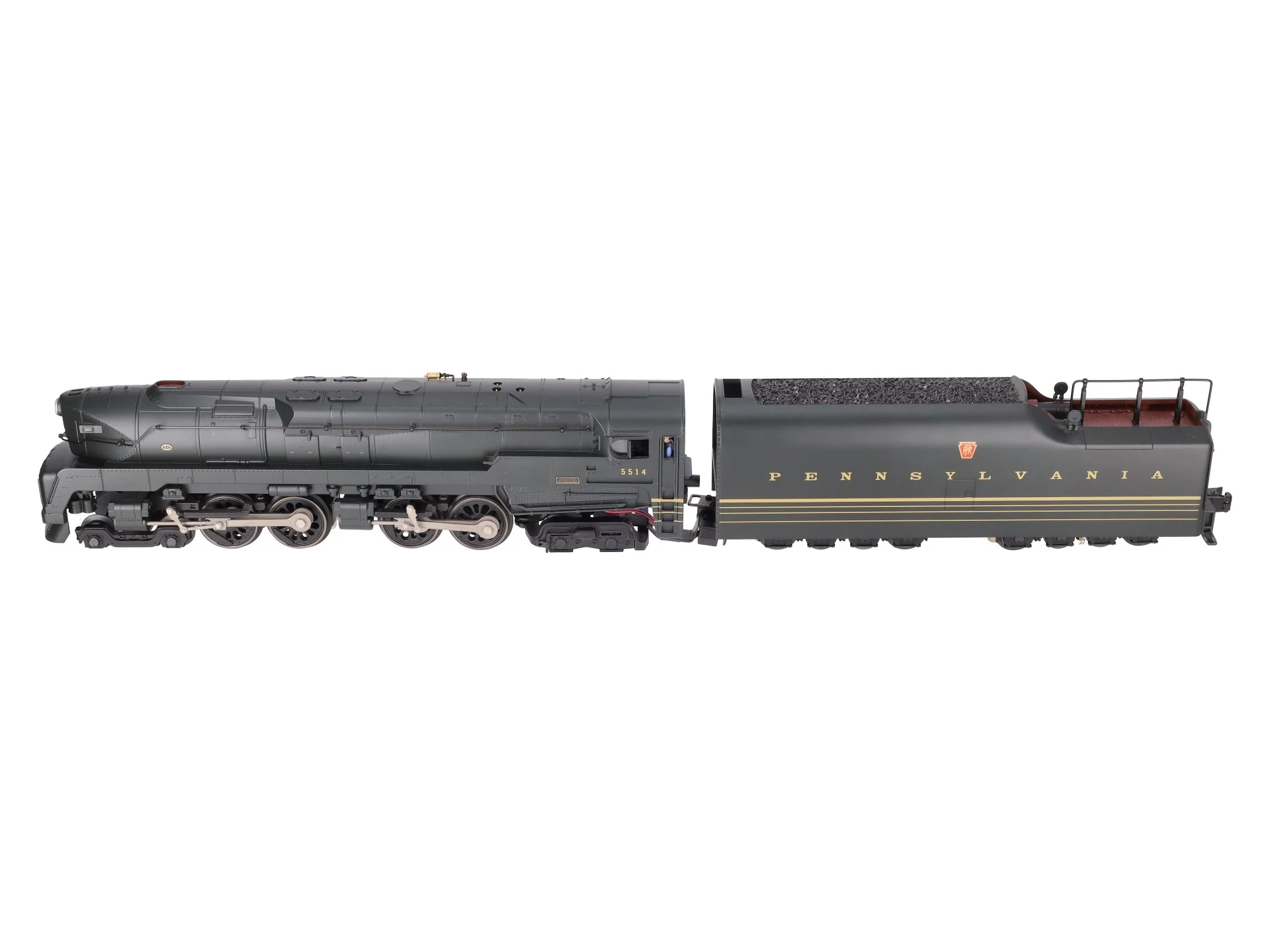 Lionel 6-38020 O Lionmaster PRR T-1 Duplex 4-4-4-4 Steam Loco & Tender #5514 EX/Box - Image 6