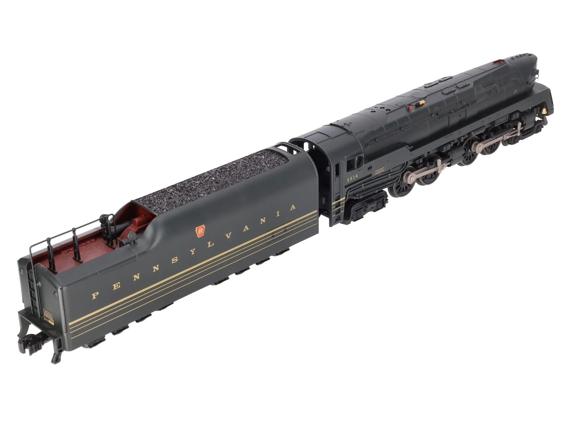 Lionel 6-38020 O Lionmaster PRR T-1 Duplex 4-4-4-4 Steam Loco & Tender #5514 EX/Box - Image 9