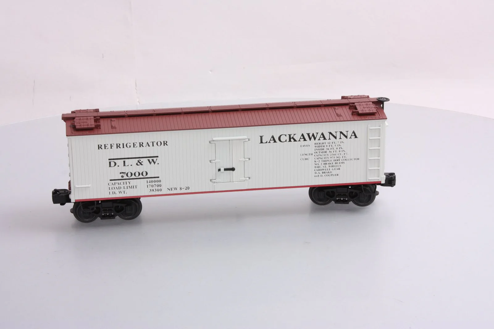 Lionel 6-51301 O Gauge Lackawanna Refrigerator Car #7000 LN/Box - Image 5