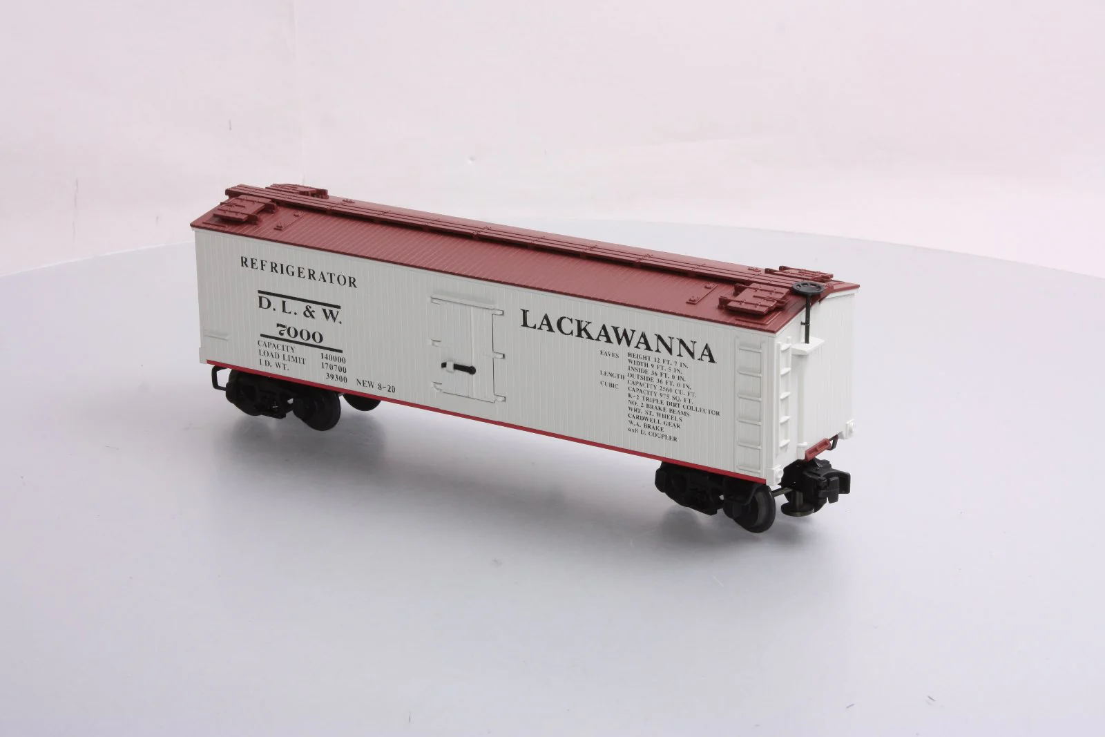 Lionel 6-51301 O Gauge Lackawanna Refrigerator Car #7000 LN/Box - Image 6