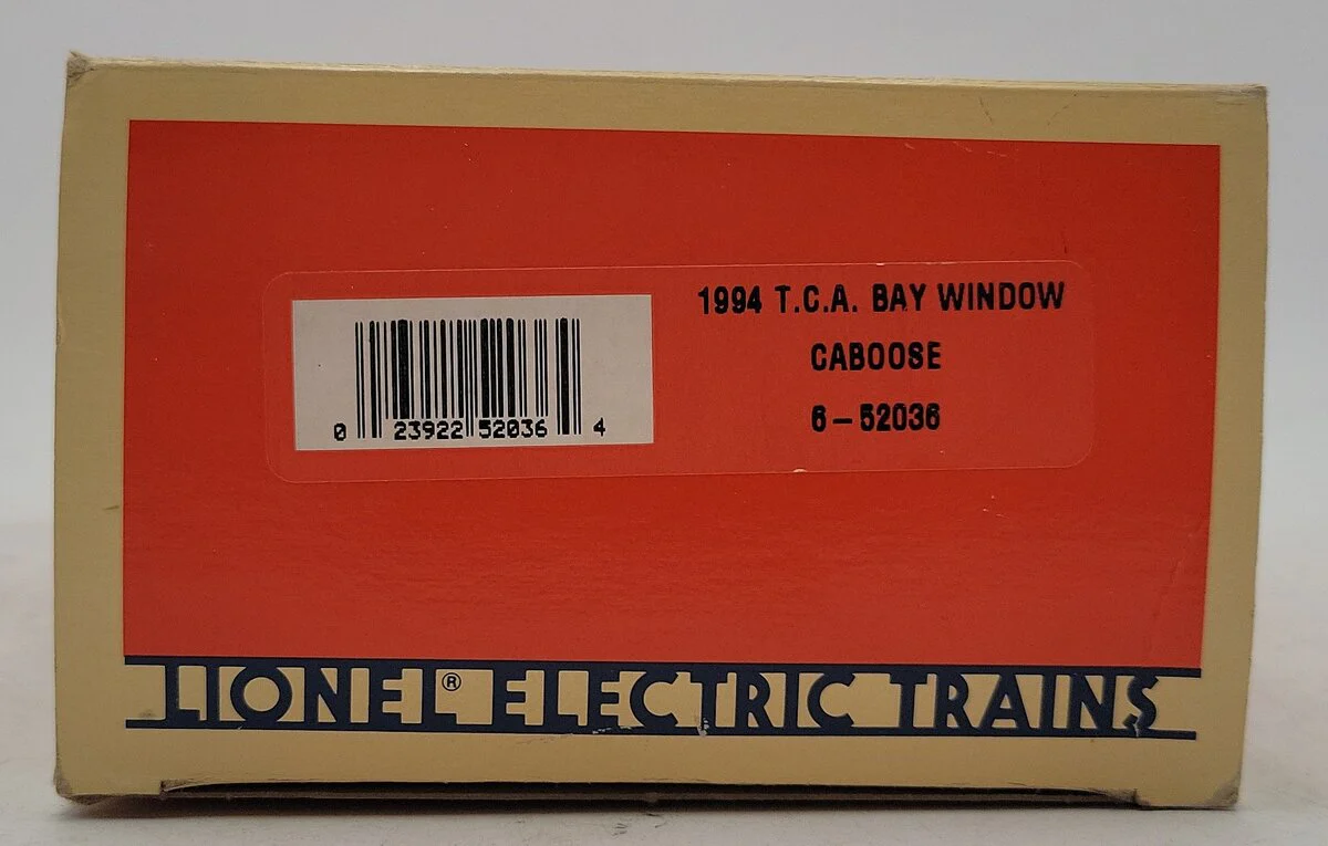 Lionel 6-52036 O Gauge TCA 40th National Convention Bay Window Caboose 1954-1994 EX/Box - Image 5