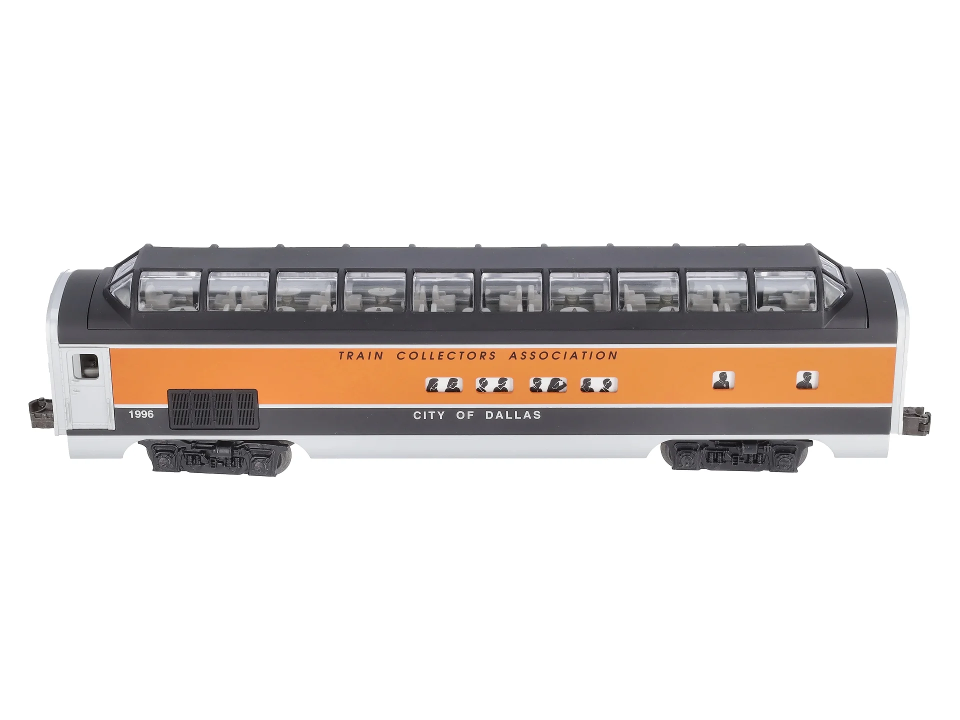 Lionel 6-52085 O Gauge 1996 TCA "City of Dallas" Dallas Full Vista Dome Car LN/Box - Image 10