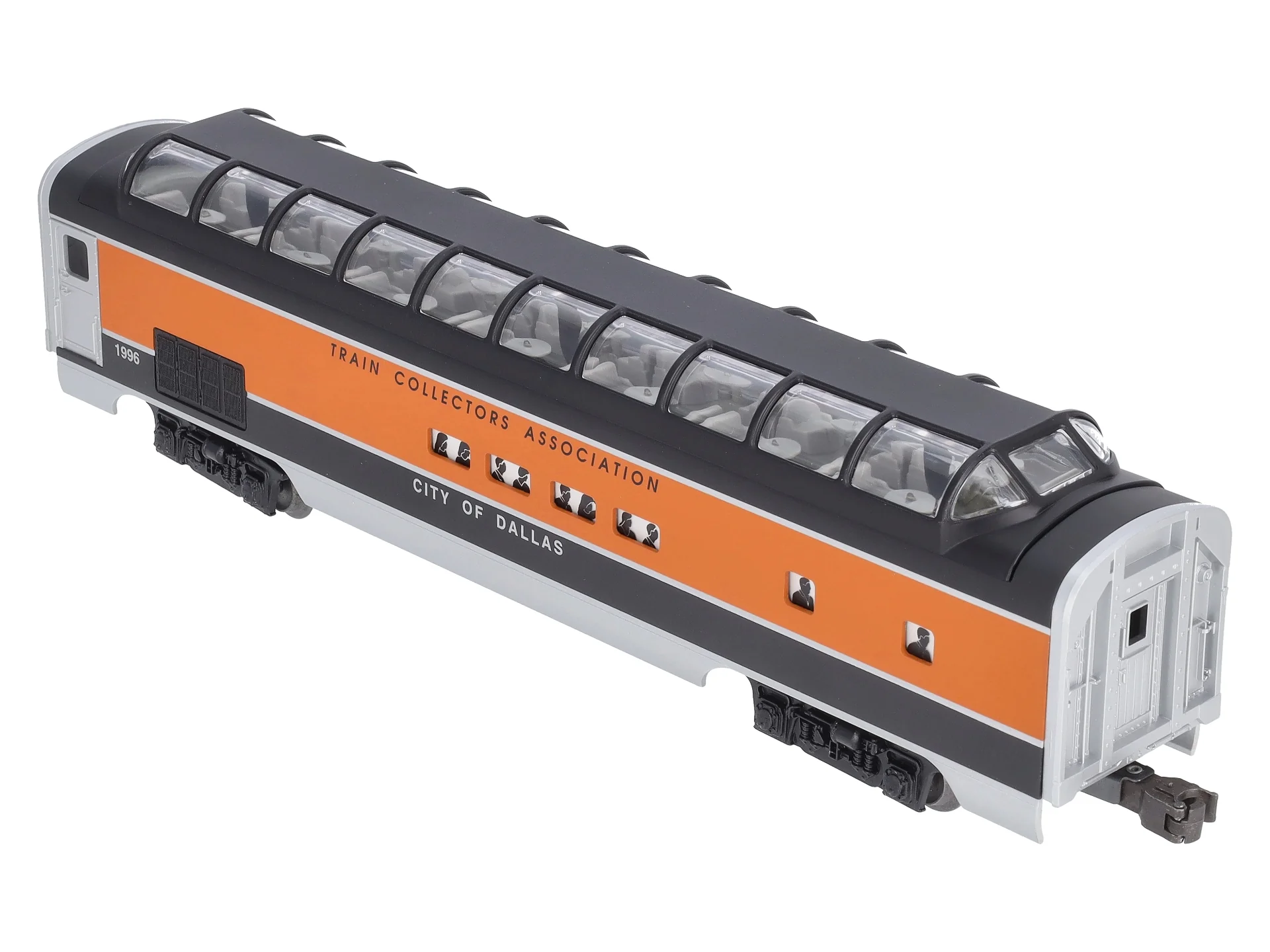 Lionel 6-52085 O Gauge 1996 TCA "City of Dallas" Dallas Full Vista Dome Car LN/Box - Image 11